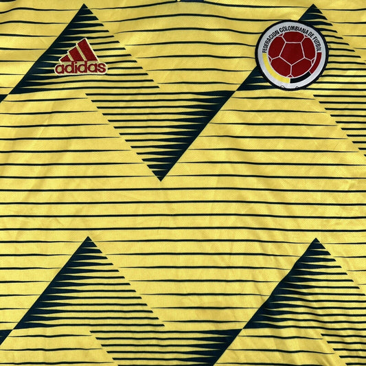 Colombia 2019/2020 CopaAmerica Home Football Shirt  Large - Football Shirt Kingdom