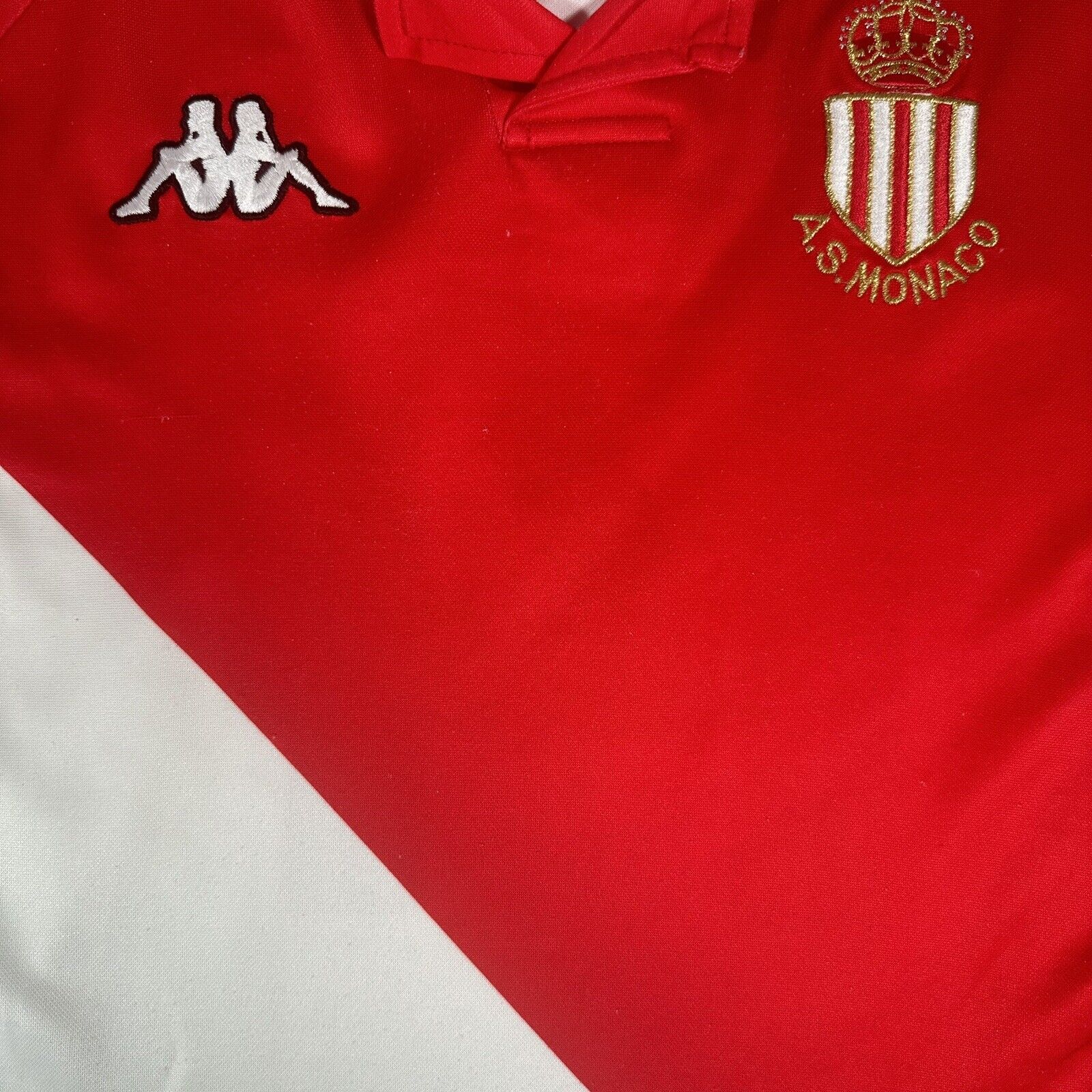 abidal 14 as monaco 2000 2001 home football shirt men s xl2