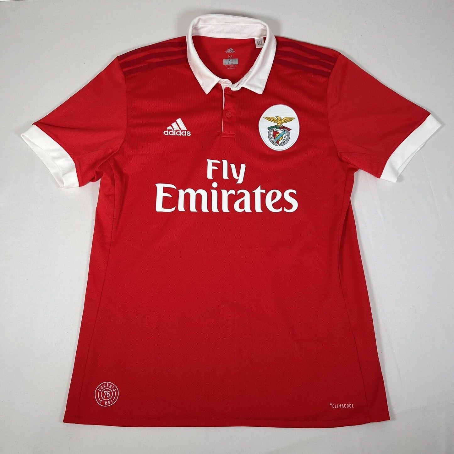 sl benfica 2017 2018 home football shirt men s medium2