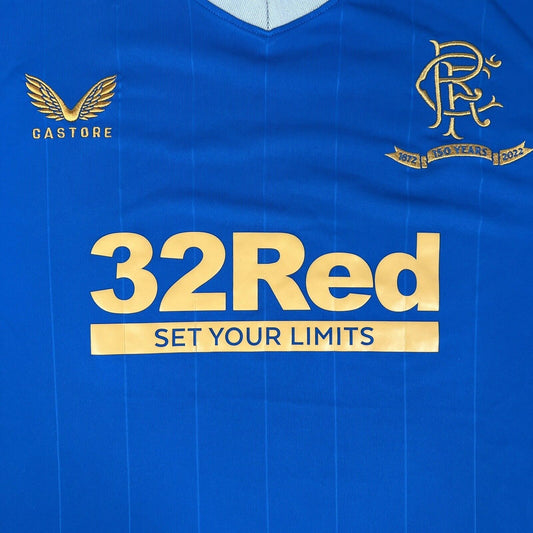 Rangers 2021/2022 Home Football Shirt  Men’s 5XL - Football Shirt Kingdom