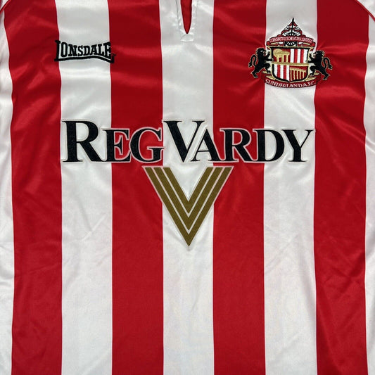 Sunderland 2005/2006/2007  Home Football Shirt Long Sleeve Medium - Football Shirt Kingdom