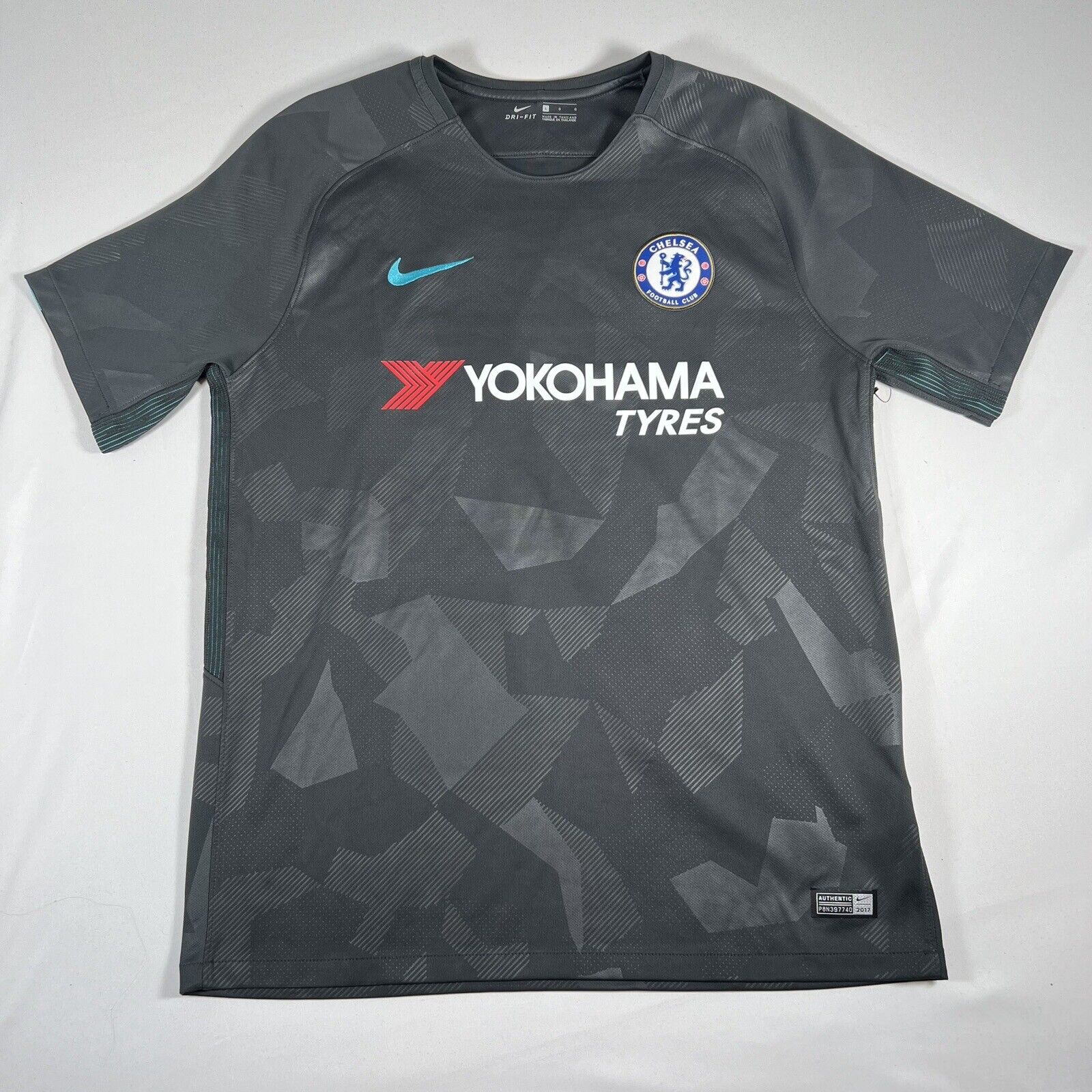 chelsea 2017 2018 third football shirt men s large2