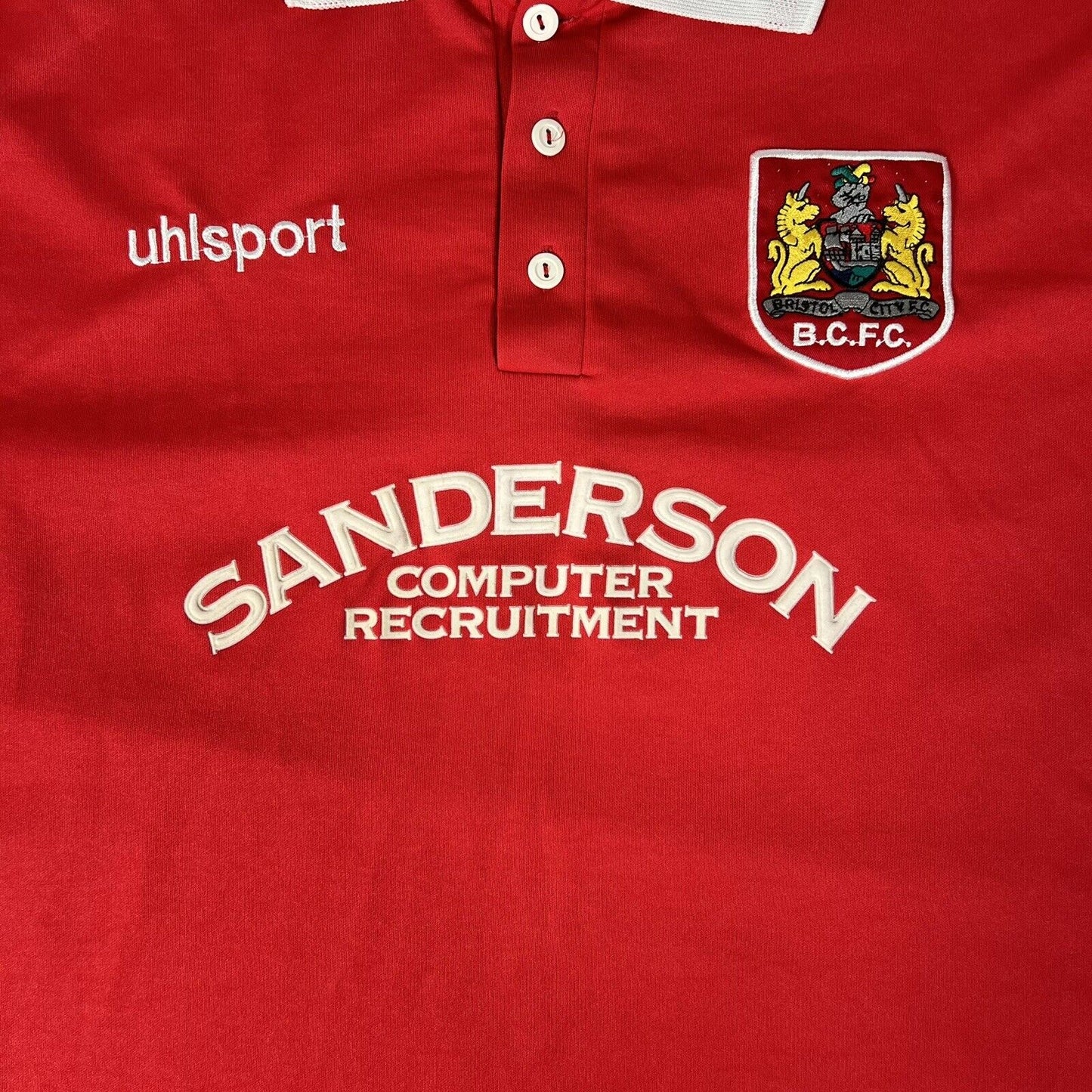 Bristol City 1998/1999 Home Football Shirt  XXL - Football Shirt Kingdom
