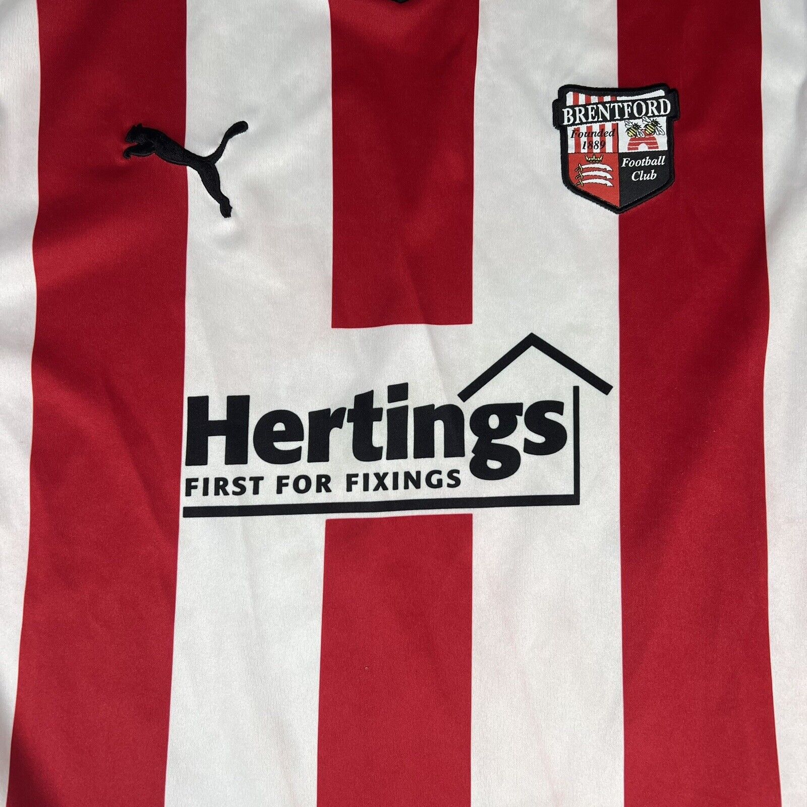 Brentford 2010/2011 Home Football Shirt Men’s Medium - Football Shirt Kingdom