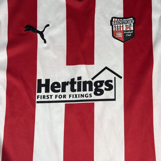 Brentford 2010/2011 Home Football Shirt Men’s Medium - Football Shirt Kingdom