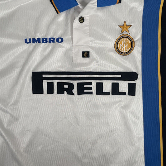Inter Milan #9 1997/1998 Away Football Shirt Large - Football Shirt Kingdom