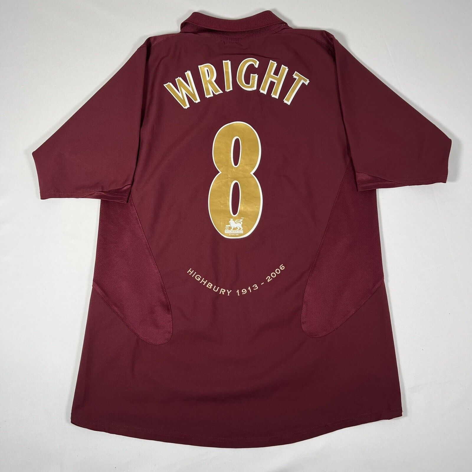 wright 8 arsenal 2005 2006 home football shirt men s medium2