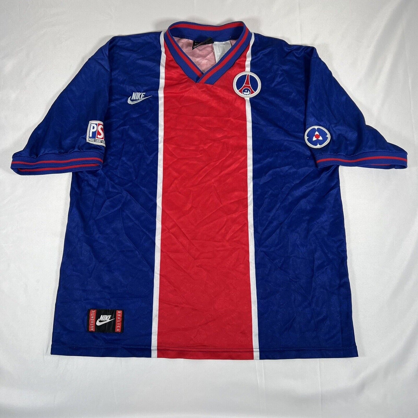 PSG Paris St Germain 1995/1996 Home Football Shirt Large