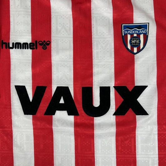 Sunderland 1988/1989/1990/1991 Home Football Shirt Mint XL - Football Shirt Kingdom
