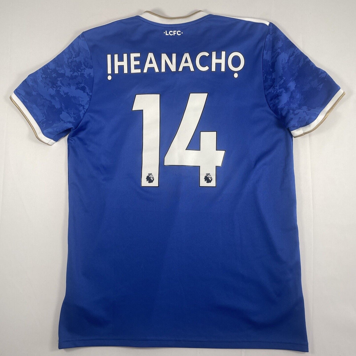 IHEANACHO 14 Leicester City 2021/2022 Home Football Shirt Large