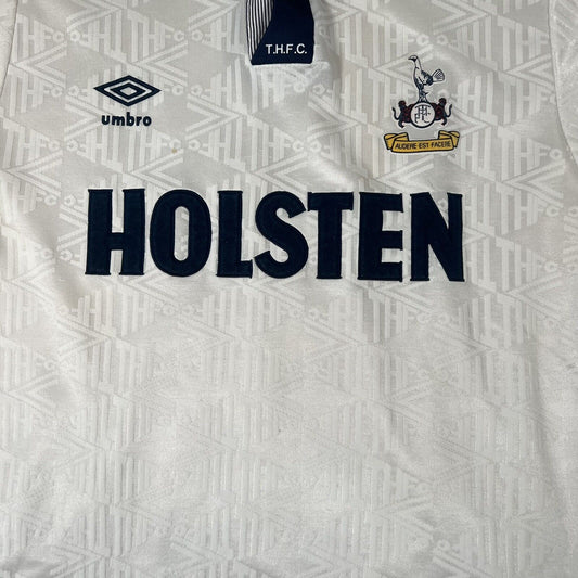 Tottenham Hotspur 1991/1992/1993 Home Football Shirt Men’s Medium - Football Shirt Kingdom
