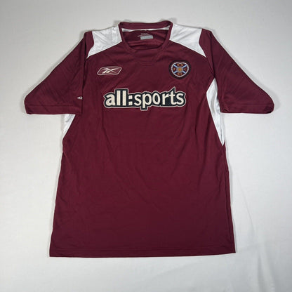 Hearts Heart Of Midlothian 2004/2005 Home Football Shirt Medium — full front view