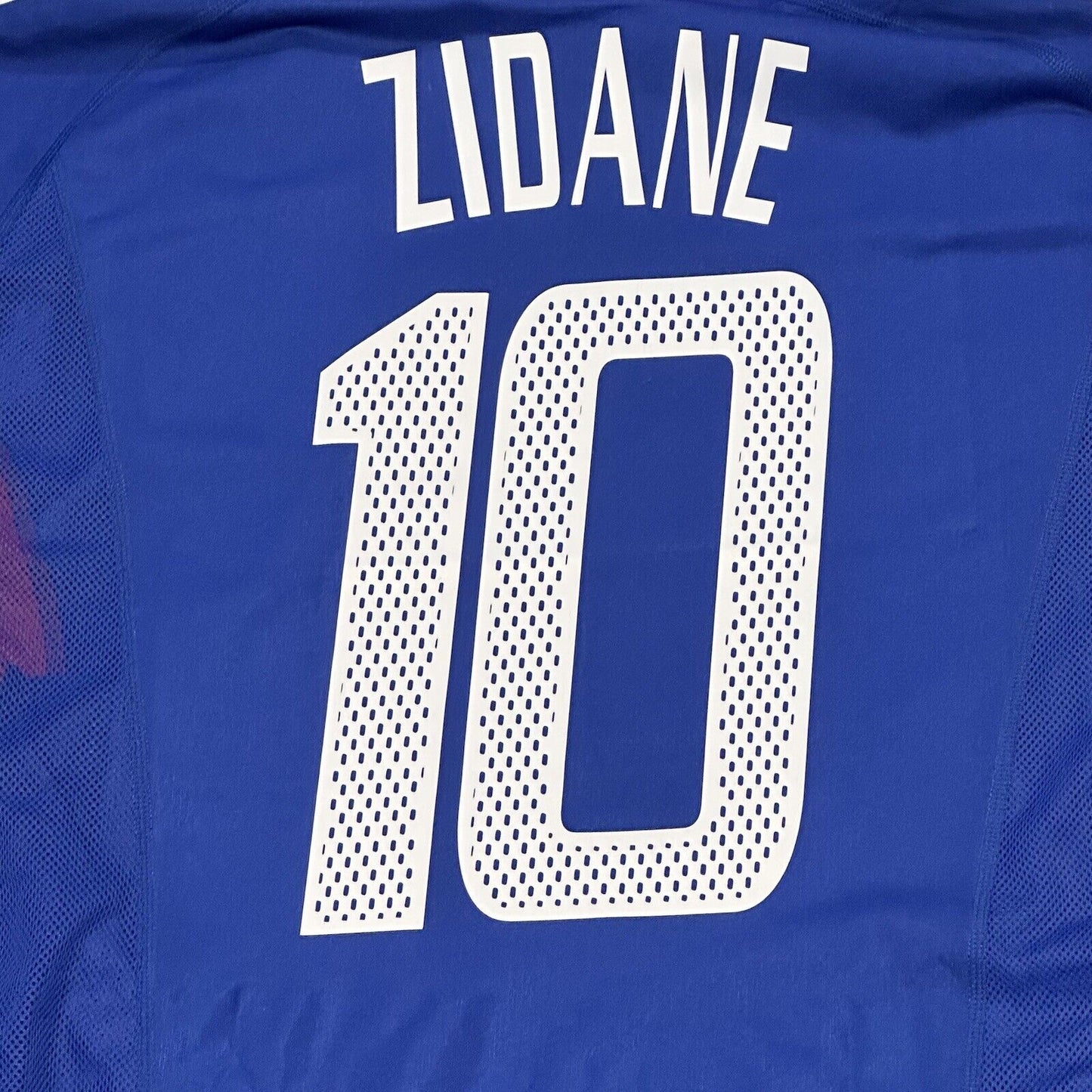 ZIDANE France 2002 World Cup Player Spec Home Football Shirt W/Tin XL