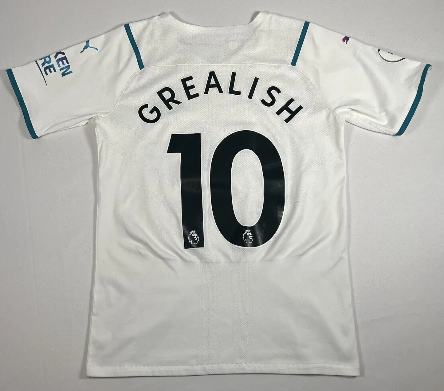 Manchester City GREALISH  10 2021/2022 Away Football Shirt Player Spec Medium