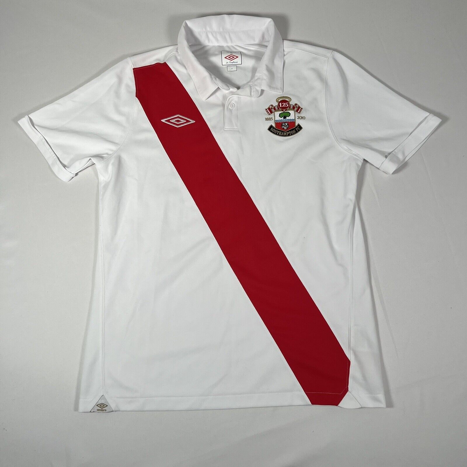 southampton 2010 2011 home 125th anniversary football shirt small2