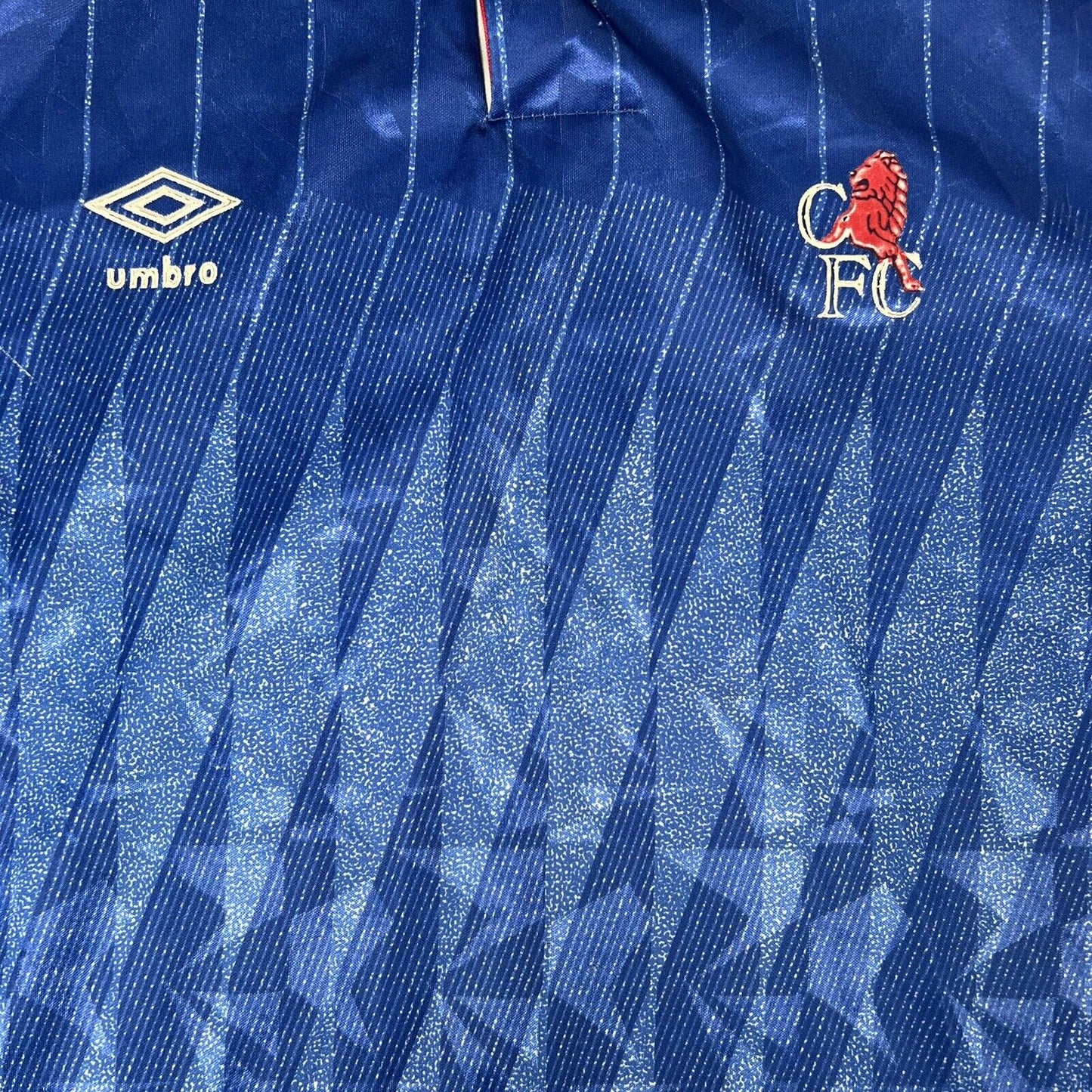 Chelsea 1989/1990/1991 Home Football Shirt  Large - Football Shirt Kingdom