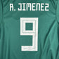 Mexico JIMENEZ 9 2018/2019 World Cup Home Football Shirt Medium - Football Shirt Kingdom