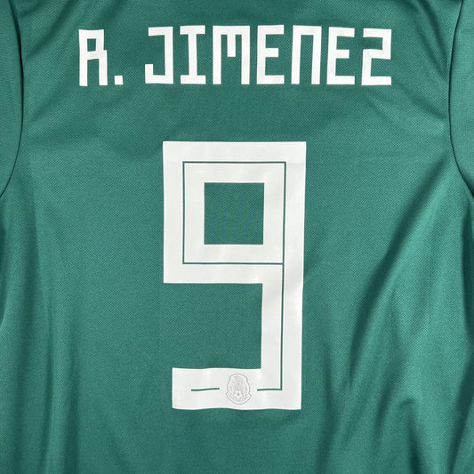 Mexico JIMENEZ 9 2018/2019 World Cup Home Football Shirt Medium