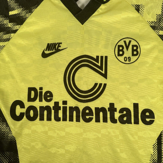 Borussia Dortmund 1992/1993 Home Football Shirt Medium - Football Shirt Kingdom