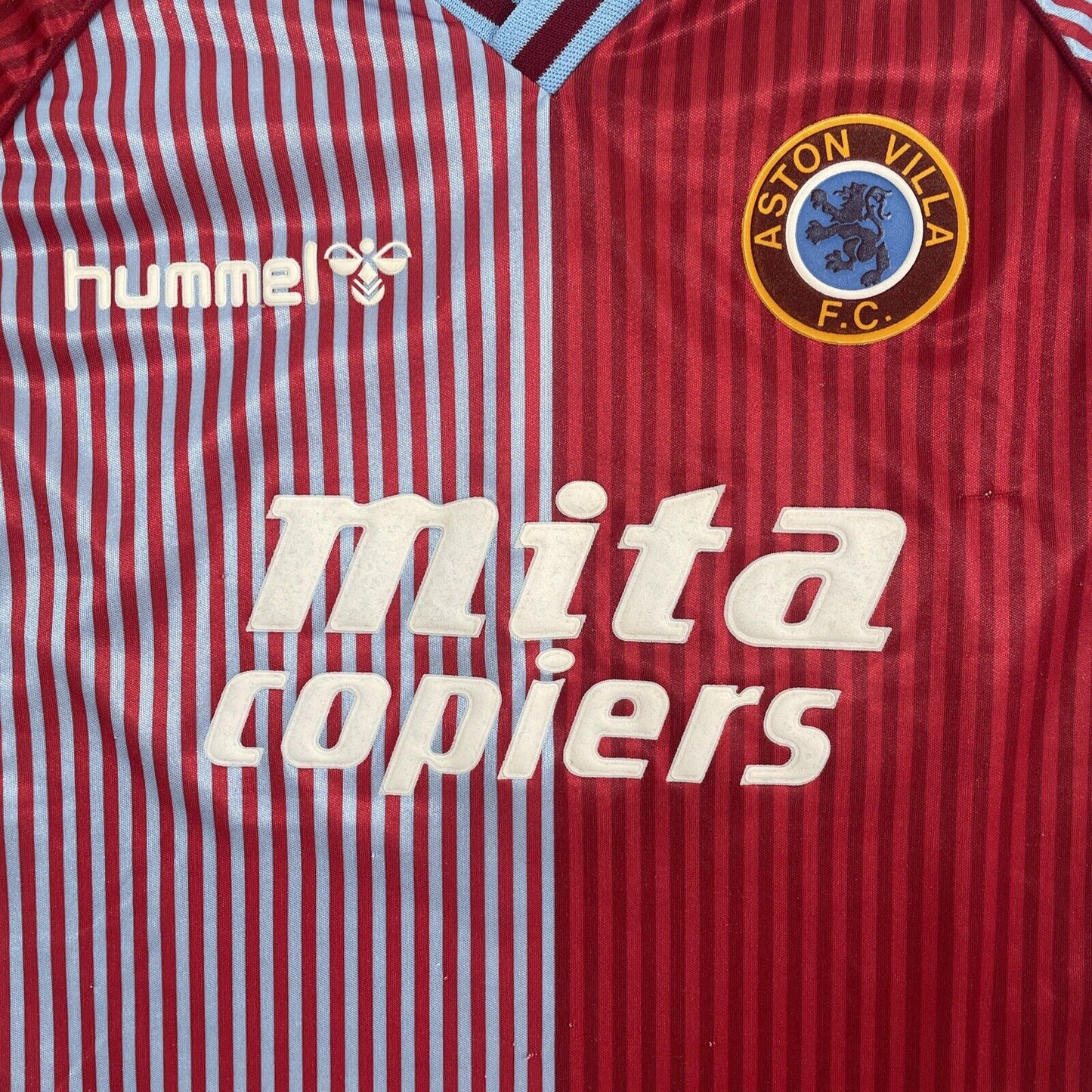 Aston Villa 1987/1988/1989 Home Football Shirt Small / Youths - Football Shirt Kingdom