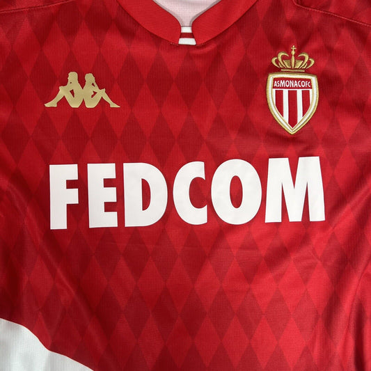 AS Monaco 2019/2020 Home Football Shirt XL BNWT