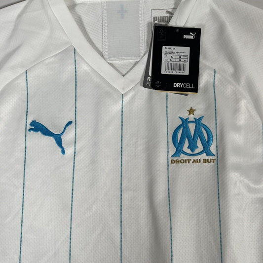 Marseille 2019/2020 Home Football Shirt  Men’s Large BNWT - Football Shirt Kingdom