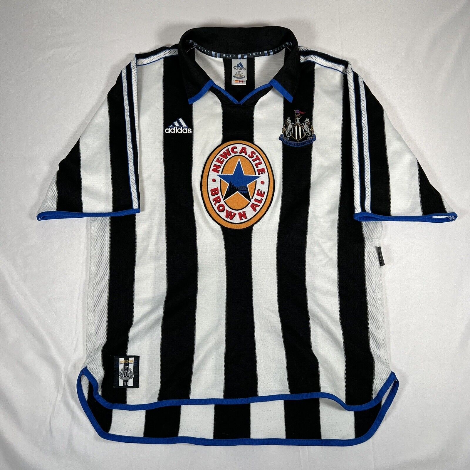 newcastle united 1999 2000 home football shirt large2