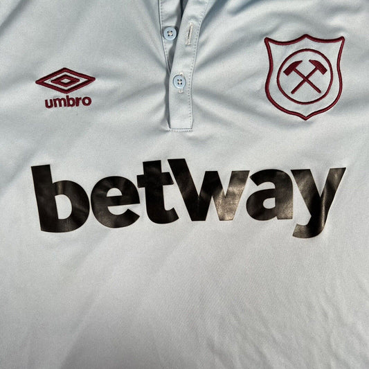 West Ham United 2017/2018 Third Shirt  Men’s Medium - Football Shirt Kingdom