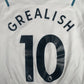 Manchester City GREALISH  10 2021/2022 Away Football Shirt Player Spec Medium - Football Shirt Kingdom