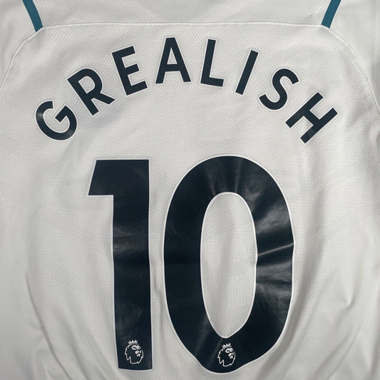 Manchester City GREALISH  10 2021/2022 Away Football Shirt Player Spec Medium - Football Shirt Kingdom