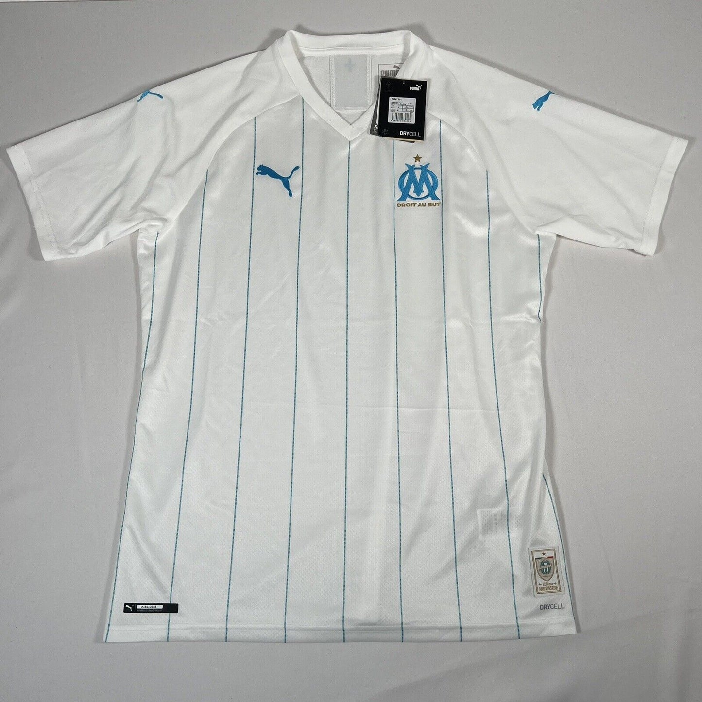 marseille 2019 2020 home football shirt men s large bnwt3