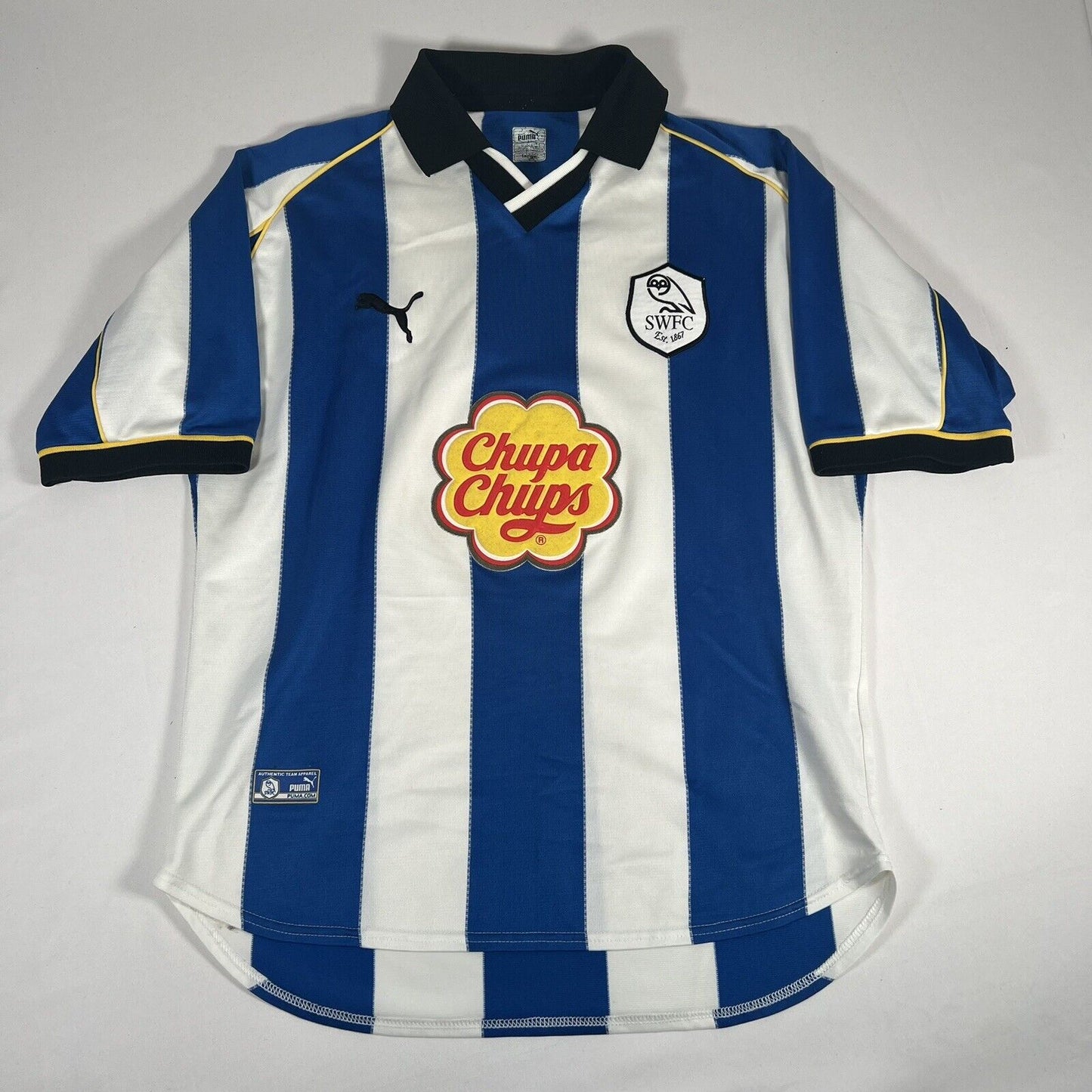 sheffield wednesday 2000 2001 home football shirt large2