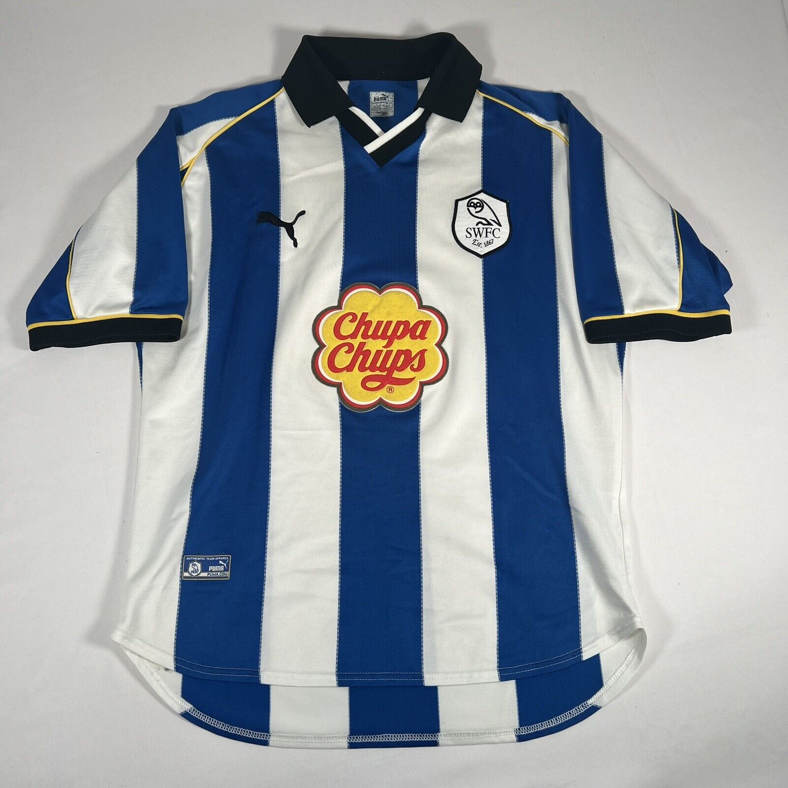 sheffield wednesday 2000 2001 home football shirt large2