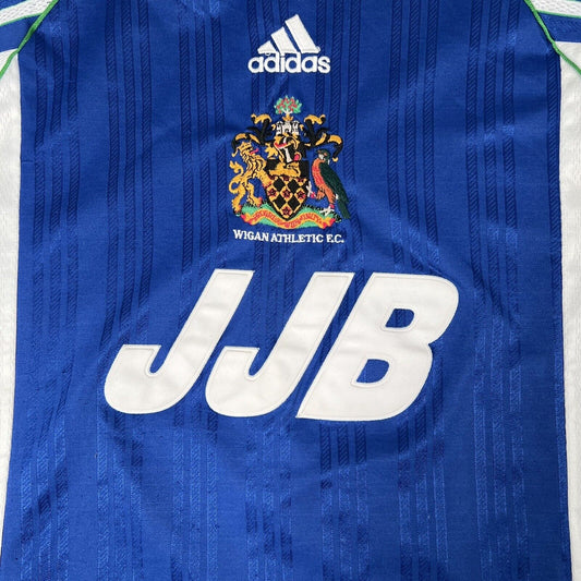 Wigan Athletic 1998/1999/2000 Away Football Shirt Men’s Small - Football Shirt Kingdom