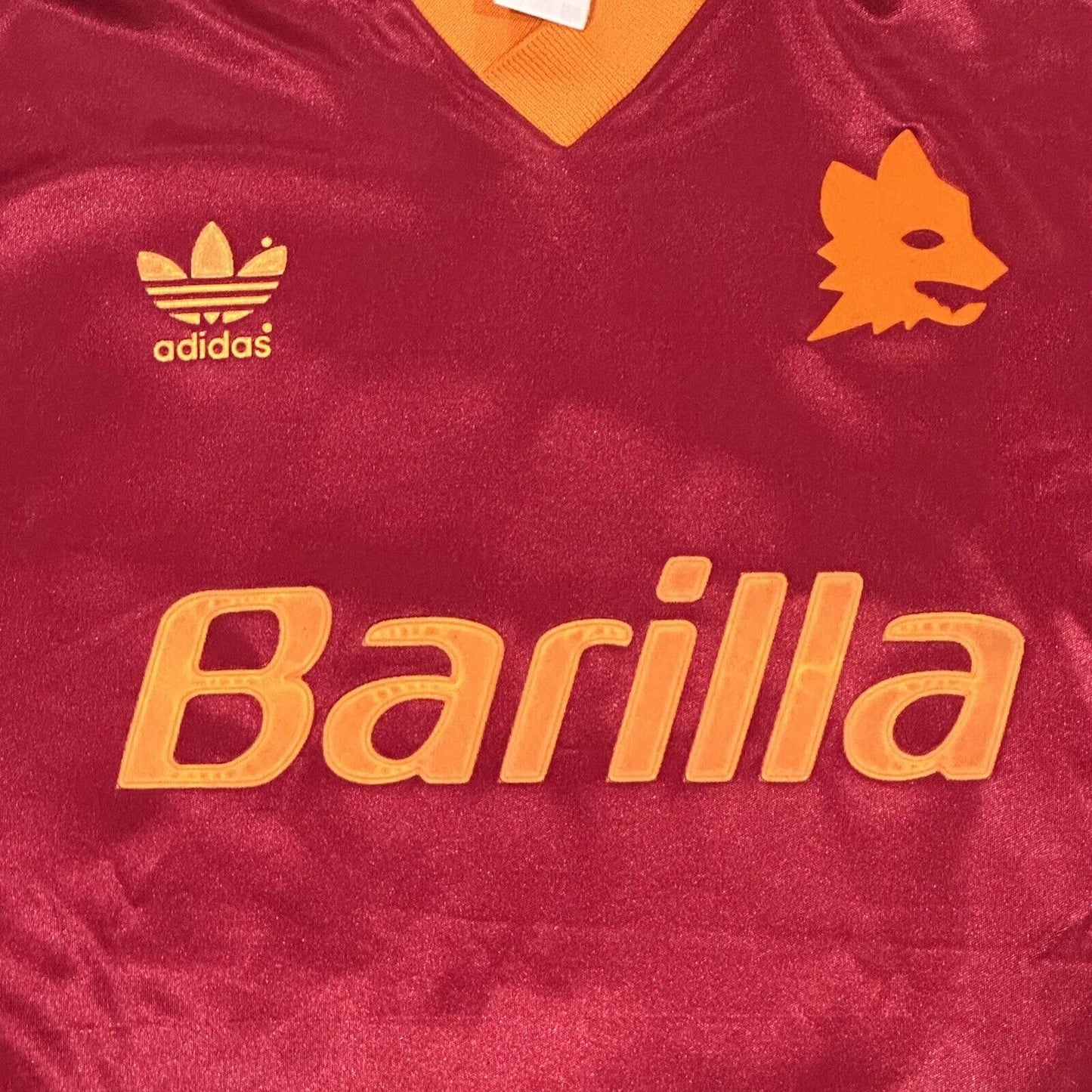 TOTTI 20 AS Roma 1992/1993/1994 Home Football Shirt Medium