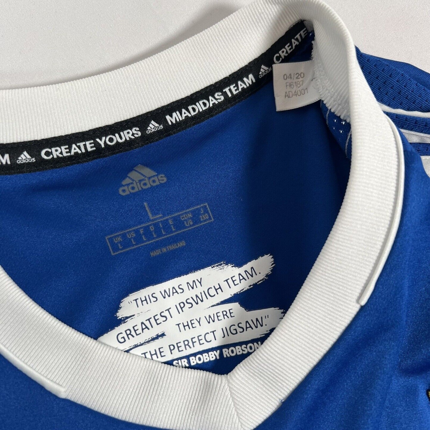 ipswich town 2020 2021 home football shirt large3