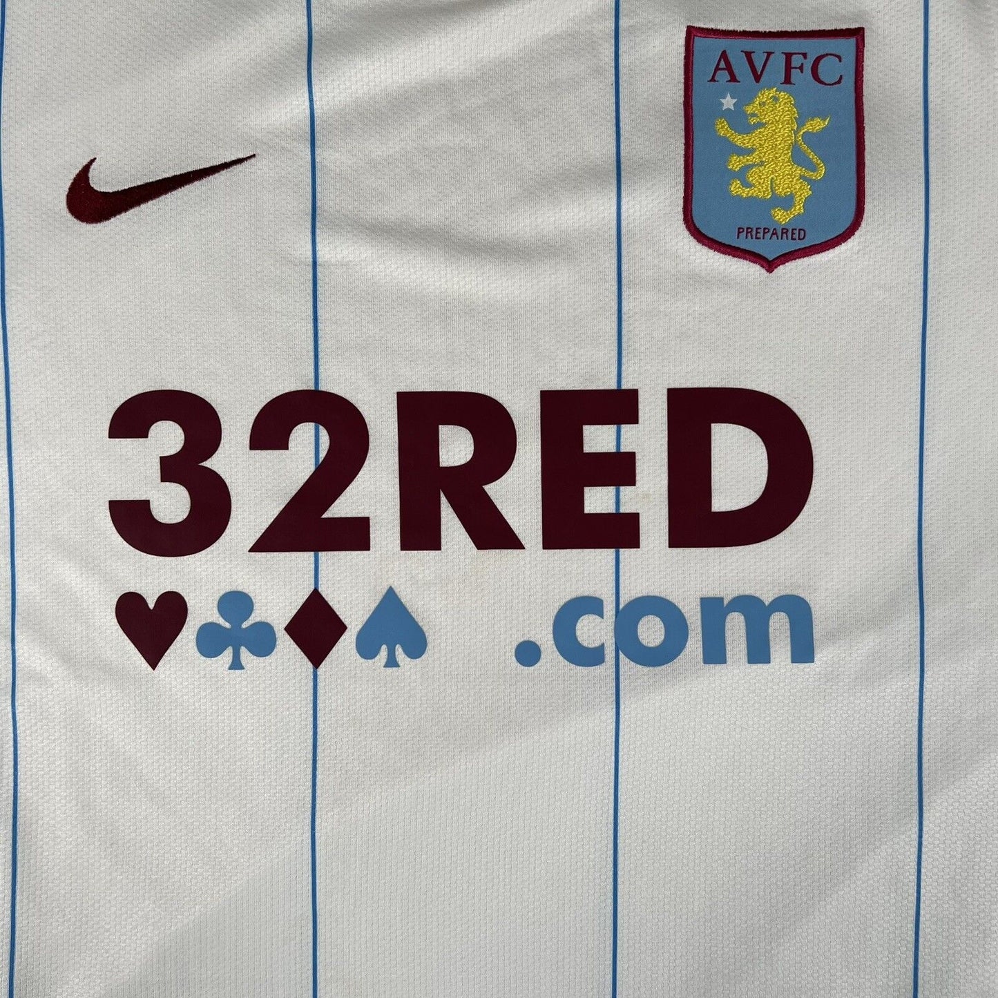Aston Villa 2007/2008 Away Football Shirt  Men’s Medium - Football Shirt Kingdom