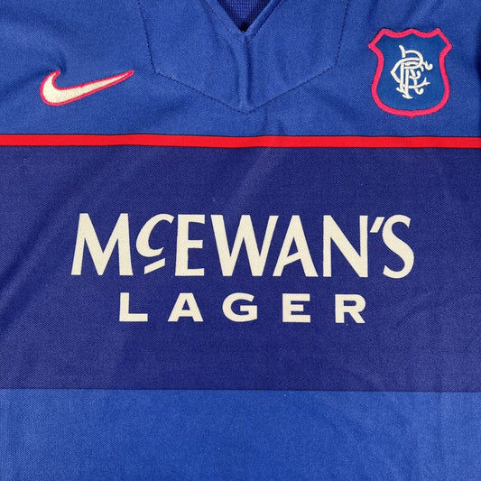 Rangers 1997/1998/1999 Home Football Shirt  XXL - Football Shirt Kingdom