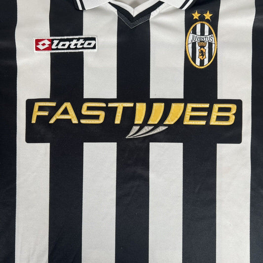 Juventus 2001/2002 Home Football Shirt Large - Football Shirt Kingdom
