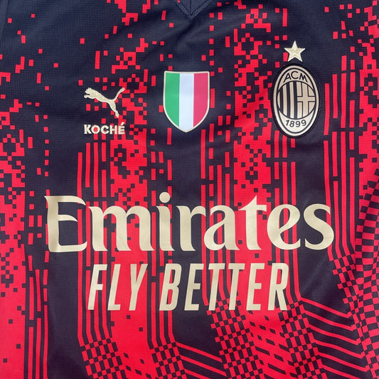 HERNANDEZ 19 AC Milan 2022/2023 Koché Fourth Football Shirt Small - Football Shirt Kingdom