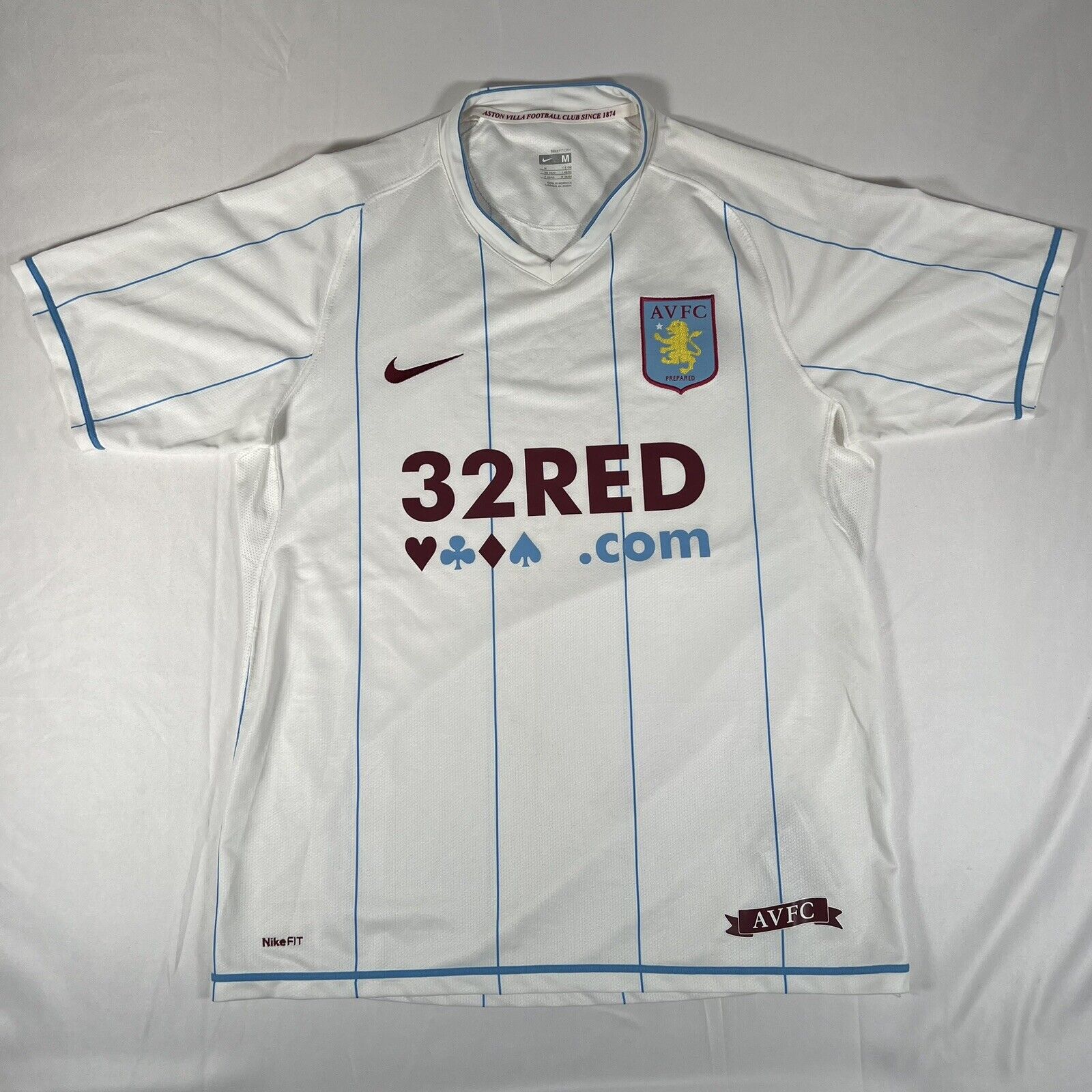 aston villa 2007 2008 away football shirt men s medium2