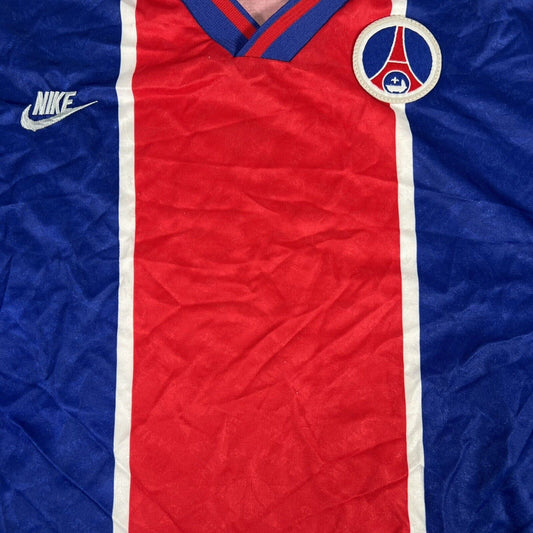 PSG Paris St Germain 1995/1996 Home Football Shirt Large