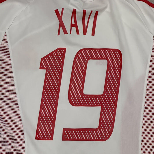 XAVI Spain 2002/2003/2004 World Cup Away Football Shirt XL - Football Shirt Kingdom