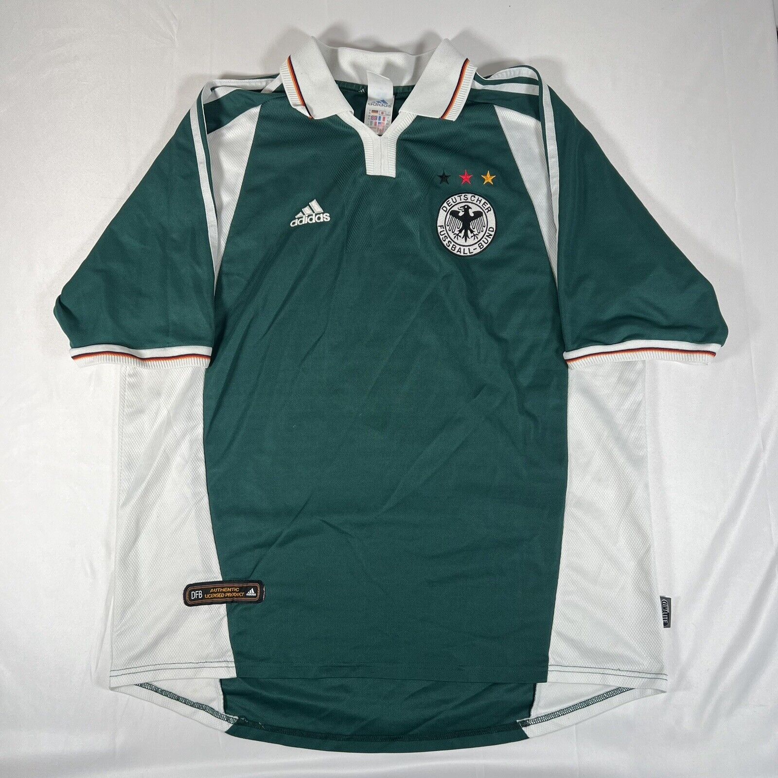 germany euro 2000 2001 2002 away football shirt xl2
