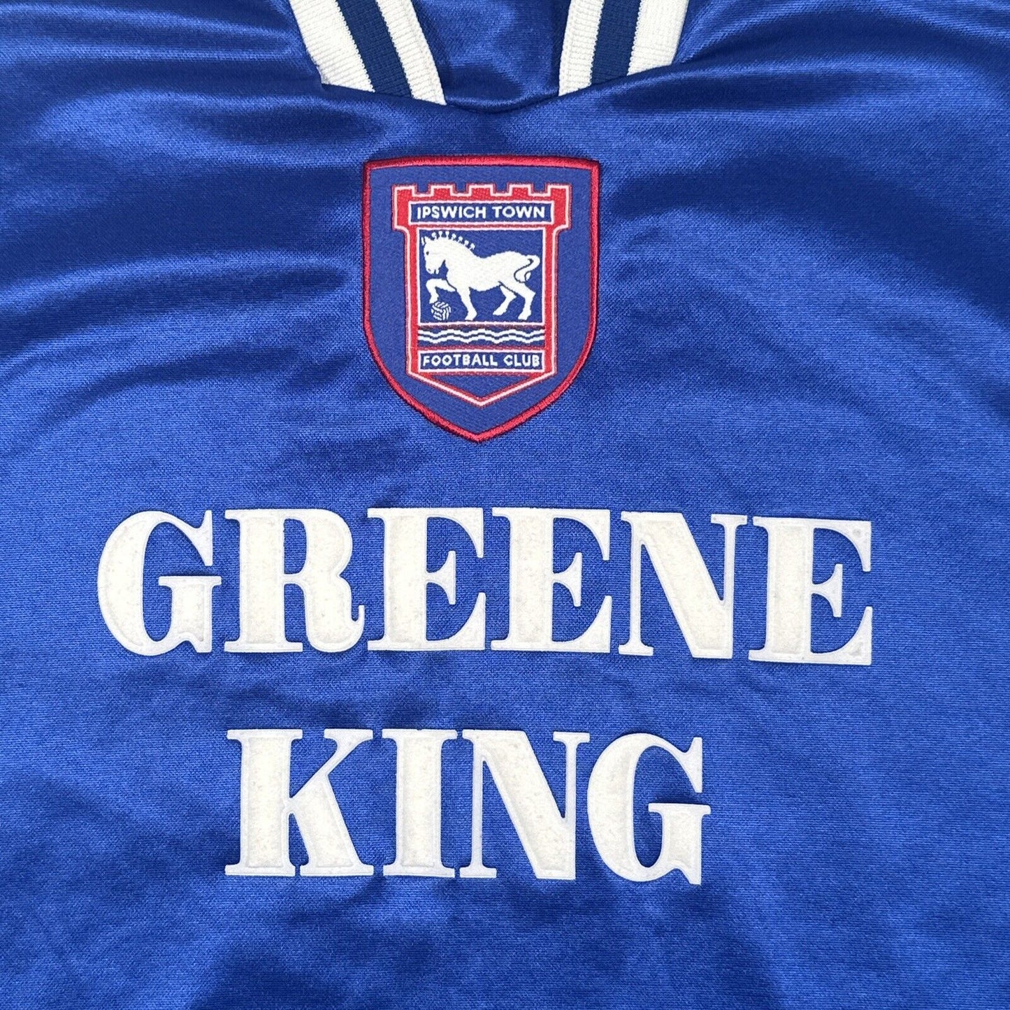 Ipswich Town 1997/1998/1999 Home Football Shirt  XL - Football Shirt Kingdom