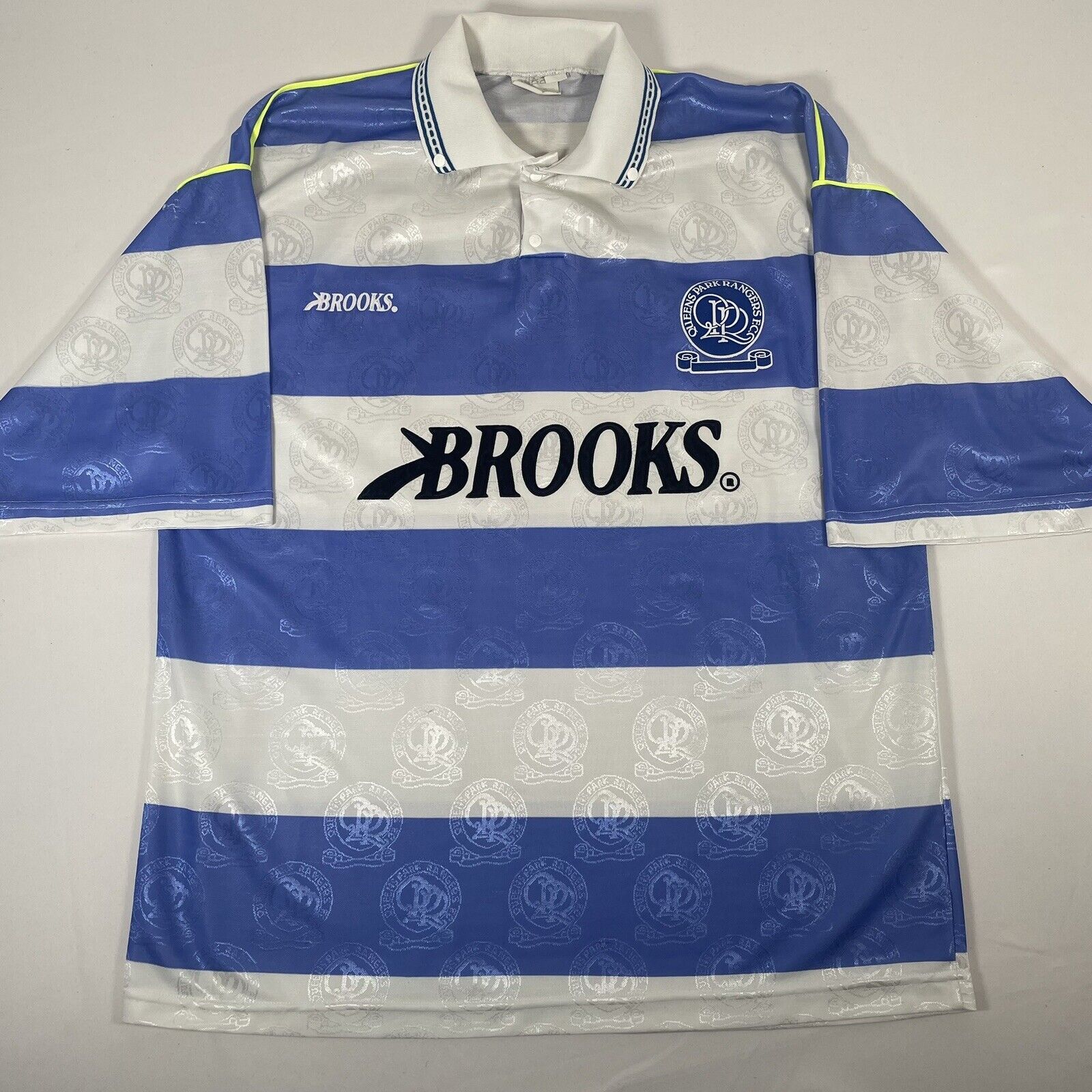 qpr queens park rangers 1991 1992 home football shirt men s large2