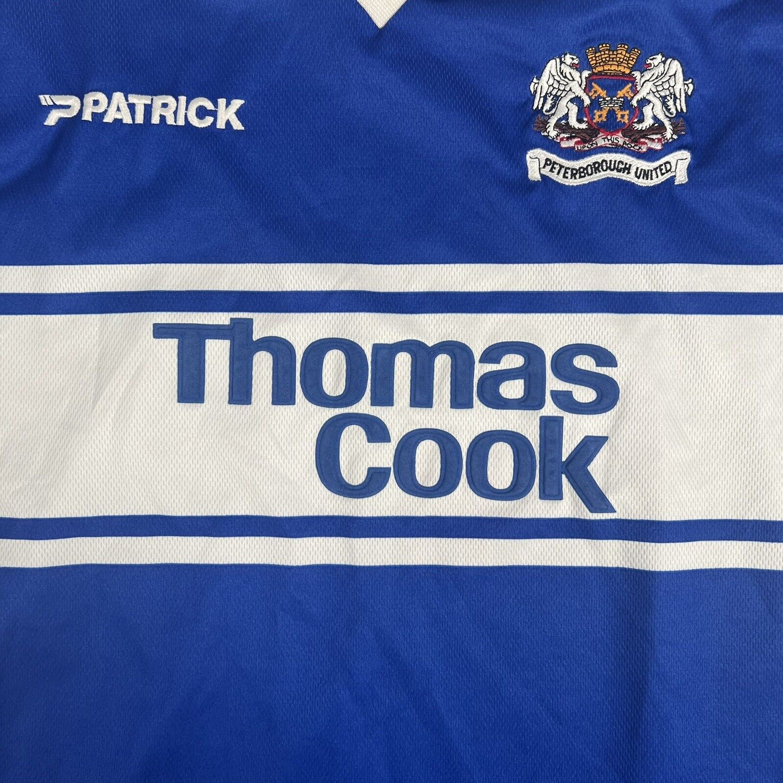 Peterborough United 1998/1999 Home Football Shirt  Large - Football Shirt Kingdom