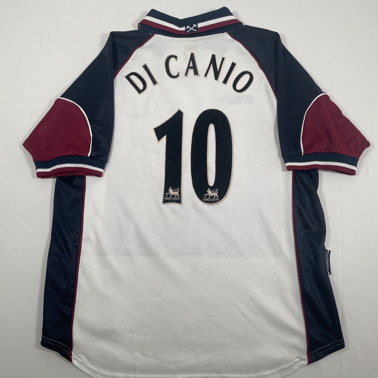di canio 10 west ham united 1999 2000 2001 away football shirt xl3