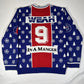 psg weah classic football shirts christmas xmas jumper sweatshirt medium bnwt5