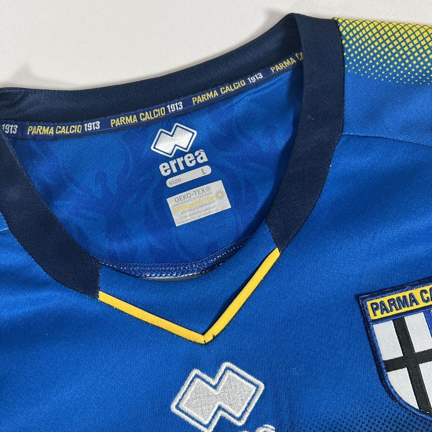 parma 2019 2020 home football shirt men s large w badges4